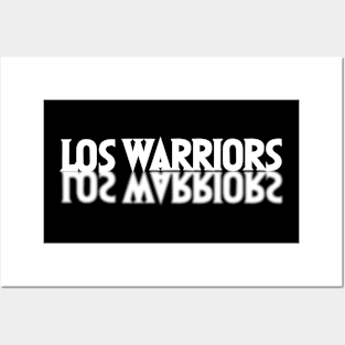 los warriors blur Posters and Art